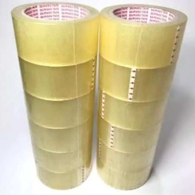 

ready lakban daimaru bening 2inch per SLOP (6roll) murah