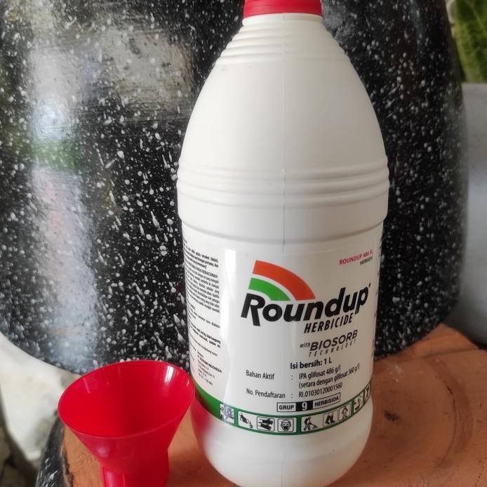 OBAT PEMBASMI RUMPUT ROUNDUP 486SL Herbisida 1 LITER murah