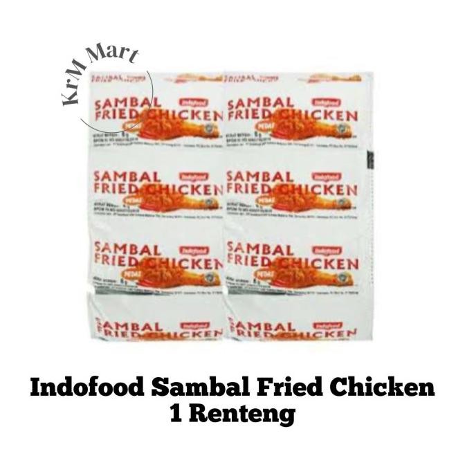 

Indofood Sambal Fried Chicken 1 renteng renceng isi 24 sachet sambel ayam goreng