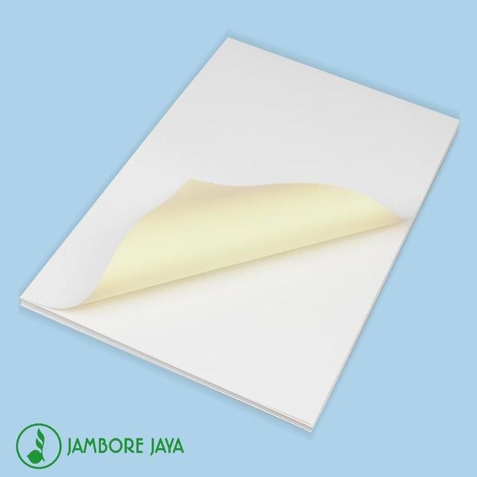 

ready Kertas Sticker HVS / Doff Label Paper F4 / A4 murah