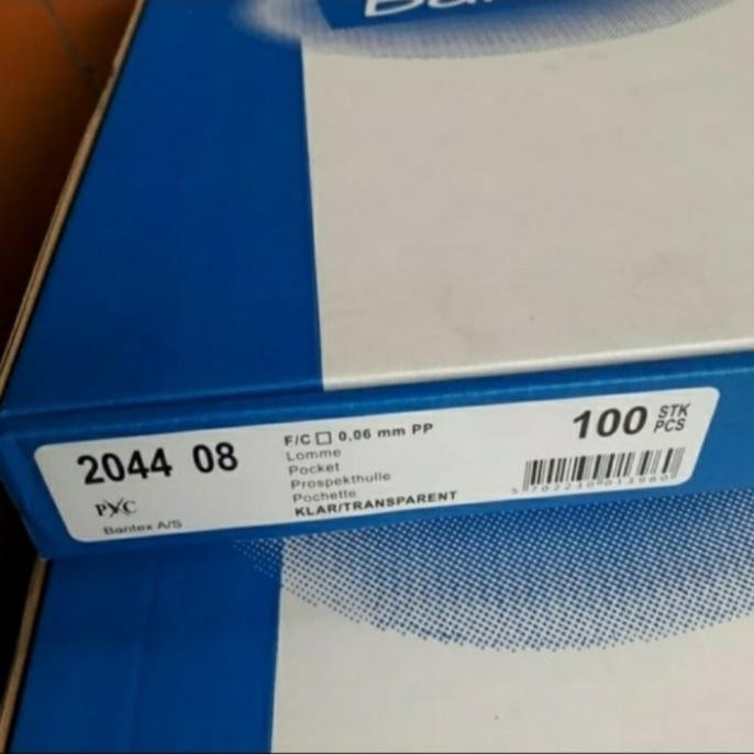 

tyS plastik pp pocket f4 ( kulit jeruk) isi 100 lembar merk bantex 2044
