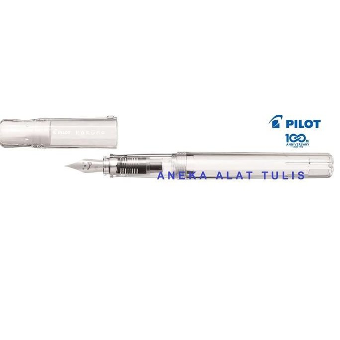 

tyS PILOT KAKUNO " CLEAR " FOUNTAIN PEN / PEN TINTA FKA-1SR-NC