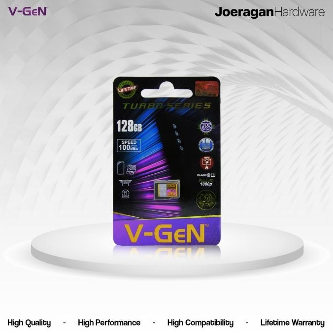 Micro SD 128gb Turbo V-GeN | MicroSD 128 gb vgen class 10 | Class10
