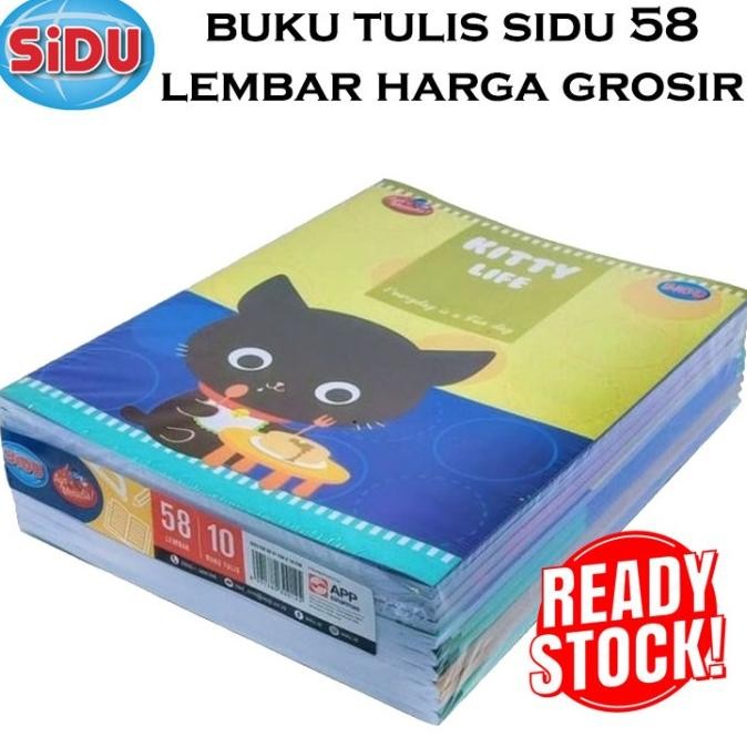 

tyS Buku Tulis Sinar Dunia SiDU 58 Lembar (per pak isi 10 buku)