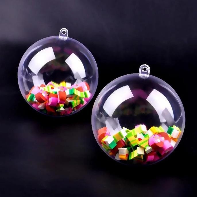 Bola Akrilik Transparan Acrylic Ball Bening CECE FAVOR Baubles Full