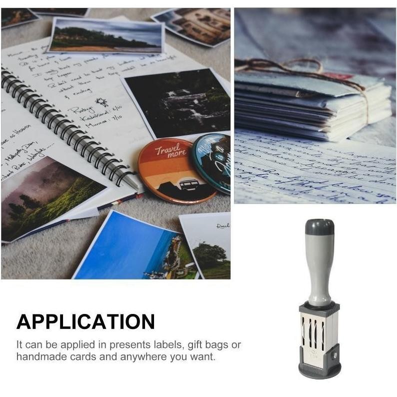 

Premium Stempel Tanggal Tahun Bulan Stempel Kadaluarsa Adjustable Date Metal Texture Date Stamp Seal Stempel Manual Angka Date High Quality