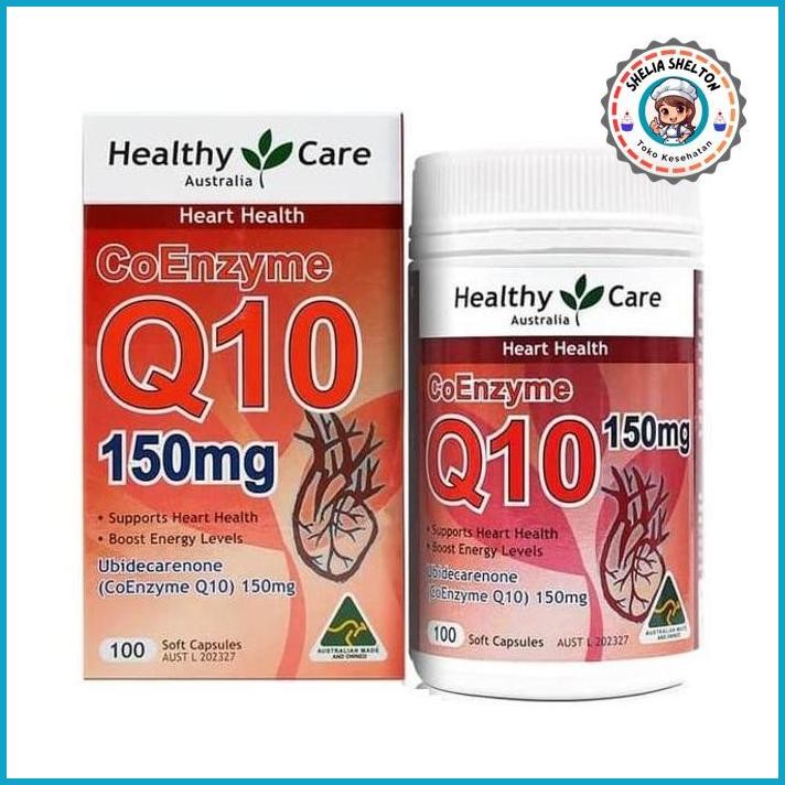 STOK READY. HEALTHY CARE COENZYME Q10 Q 10 150MG KOENZIM CO COQ10 COQ 150 MG 100