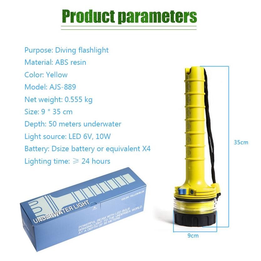 [original] led senter selam profesional tahan lama lebih dari 24 jam tahan air super terang senter s