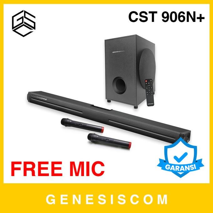 Soundbar SIMBADDA CST 906N+ Speaker TV Wireless Bluetooth Spiker Speker Karaoke Set Sound Sistem Sys