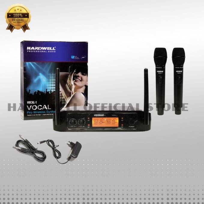 Mic Wireless Hardwell VOCAL 1 Original Mic Handheld Free Hardcase