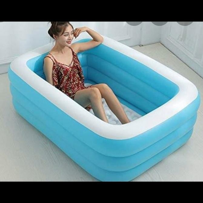 new  Bathtub inflatable Spa Dewasa kolam rendam air panas portable murah
