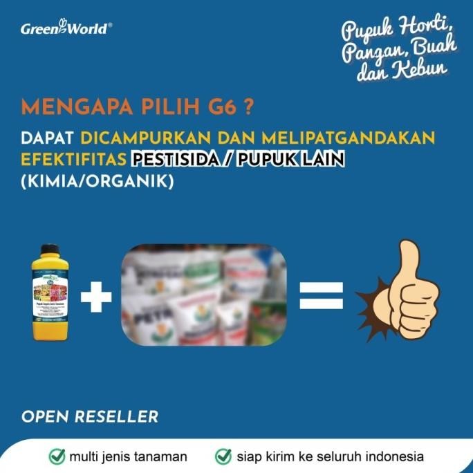 Pupuk Organik MAGICgro G6 - PUPUK PENYEHAT AKAR TANAMAN - 1 LITER murah