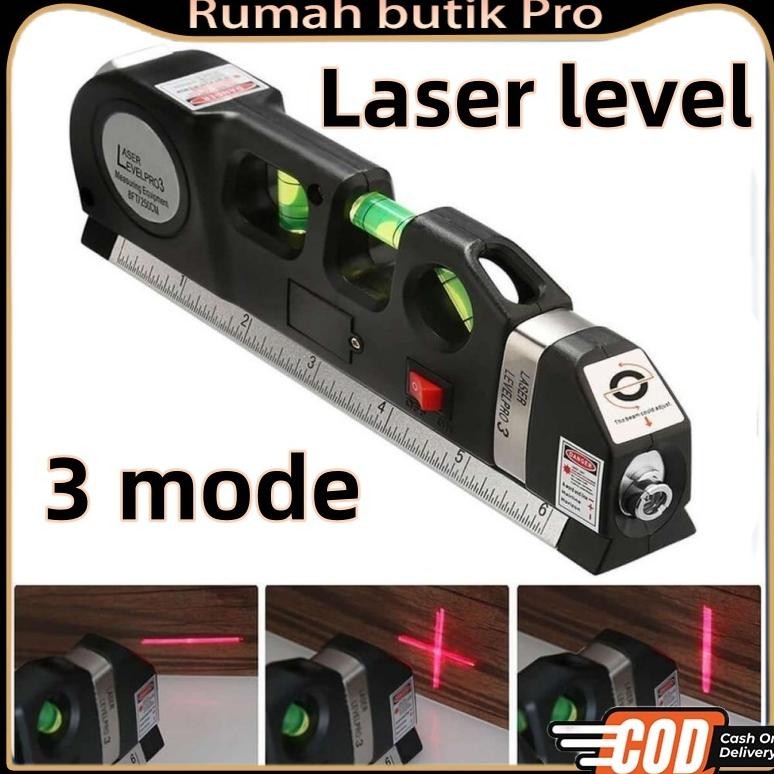 laser level meteran laser alat pengukur kemiringan waterpass penggaris laser tukang bangunan laser b