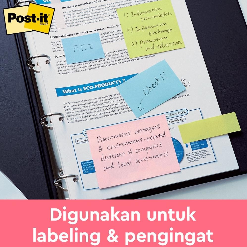 

baru !!! 3M Post-it Page Makers, 670-5ASST, Tandai dengan cepat dan tepat, 1 pak, 15x50 mm, Power Pink, Sunnyside, Blue Paradise, Limeade, Iris Infusion, Untuk berbagai permukaan kertas