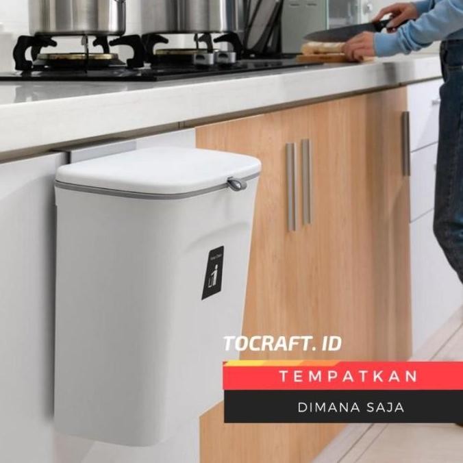 Tempat Sampah Gantung Dapur Plastik Sampah Tempel Dinding Toilet Kamar Mandi