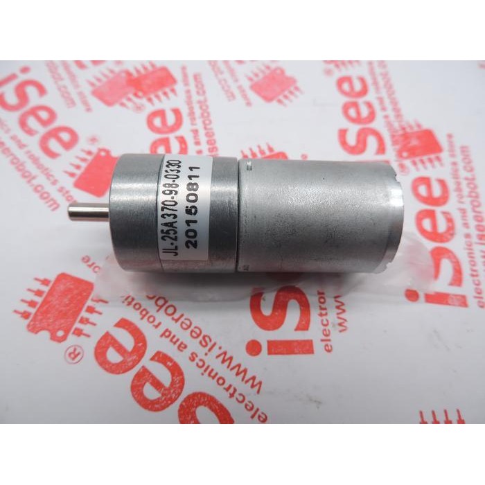 DC Motor Gearbox 6-12V 60-120rpm Metal Gear Box 25GA370 D Shaft 4mm