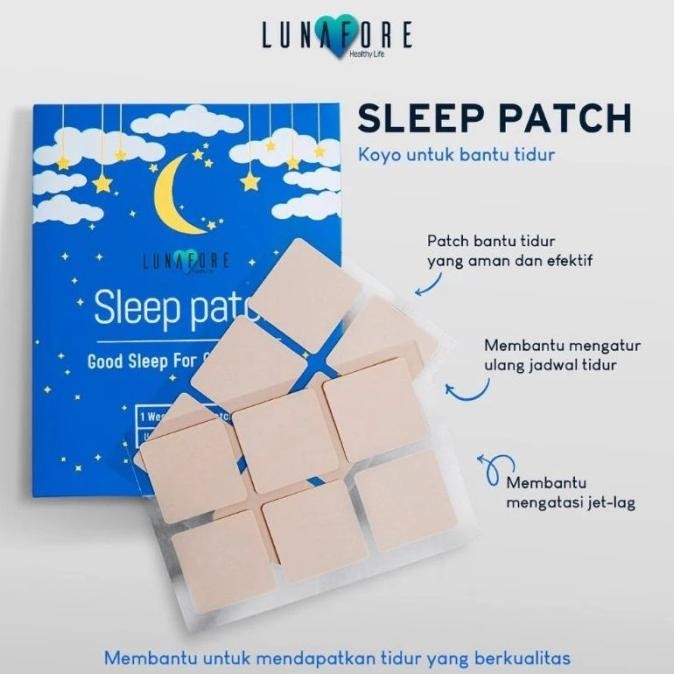Lunafore Sleep Patch - Melatonin - Sticker 6 Patch 12 Patch 18 Patch