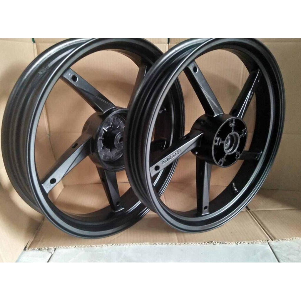 Velg pelek racing depan belakang motor Vixion tapak lebar ring 17