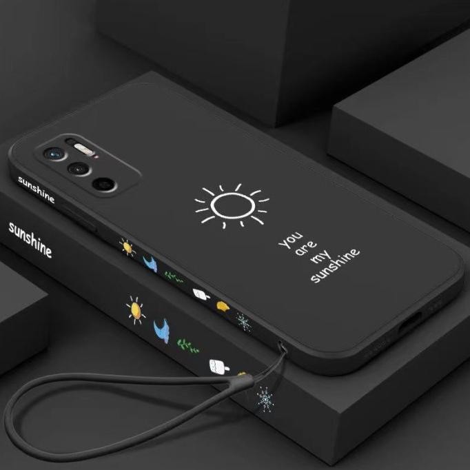 XIAOMI POCO M3 PRO 5G SOFT CASE TALI MOTIF SUNSHINE SILIKON CASING HP