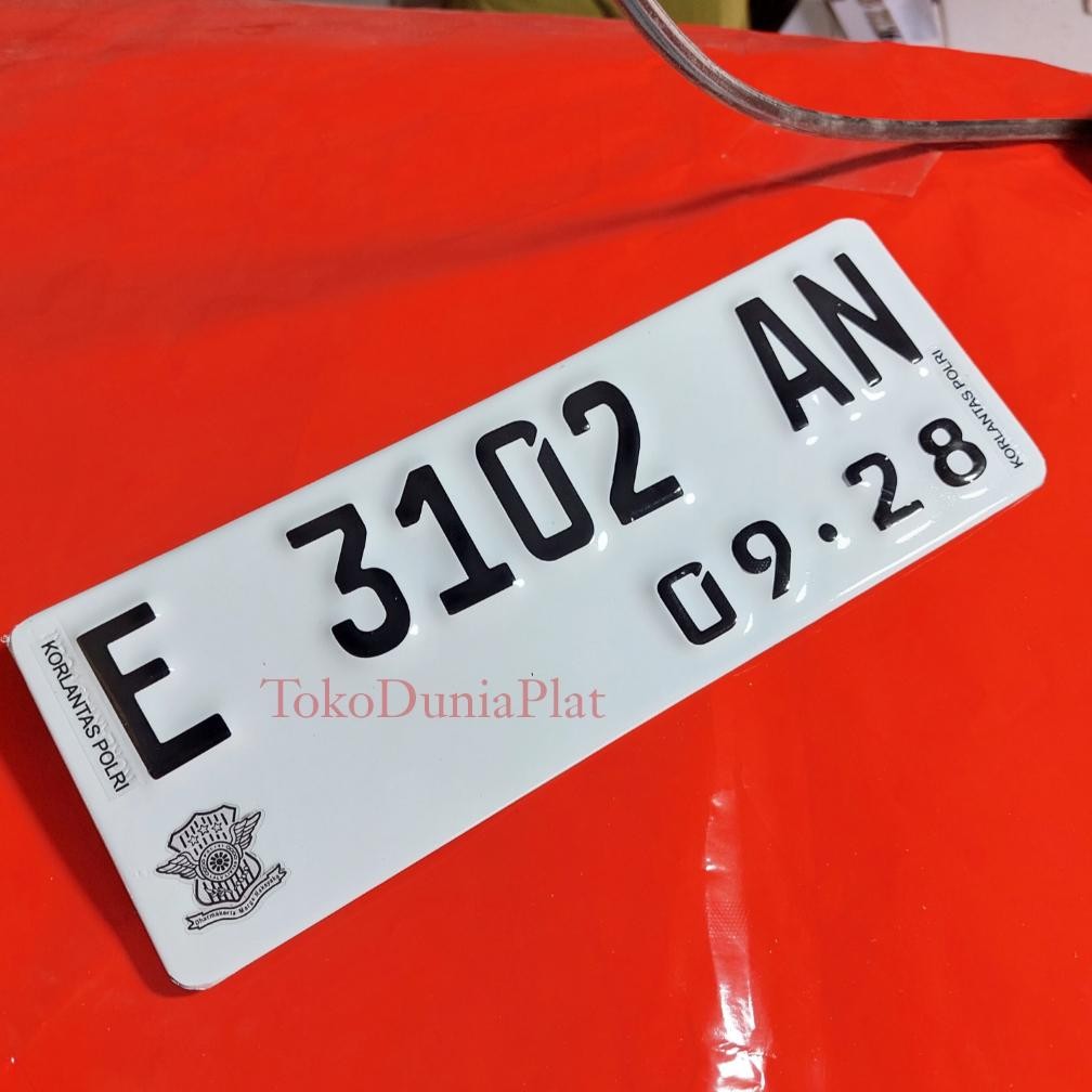 Plat nomor baut tanam motor custom plat nomor motor lipat baut tanam PNM05