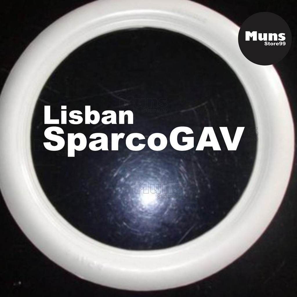 Lis Ban Mobil White Wall Ban Mobil Velg Ring 13-16 Putih Polos SparcoGAV