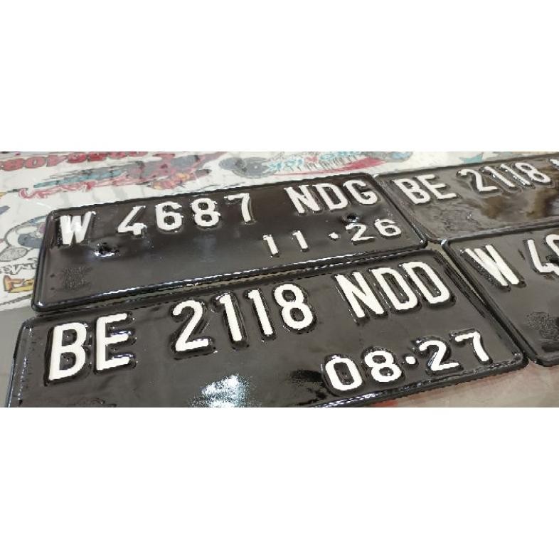 Cutting Sticker Plat Nomor Motor, Cutting Sticker Plat Nomor Mobil