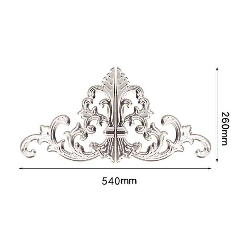 Premium Ornamen Plat Besi Dekorasi Pintu Ornamen Pagar Stainless Mewah Aksesoris Pagar Bes High Qual