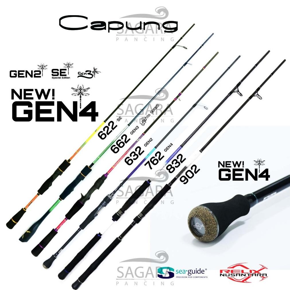 Joran Capung 622 | 662 | 702 | 732 | 762 | 832 | 902 Capung GEN 3 Capung GEN 4 Top Section Capung