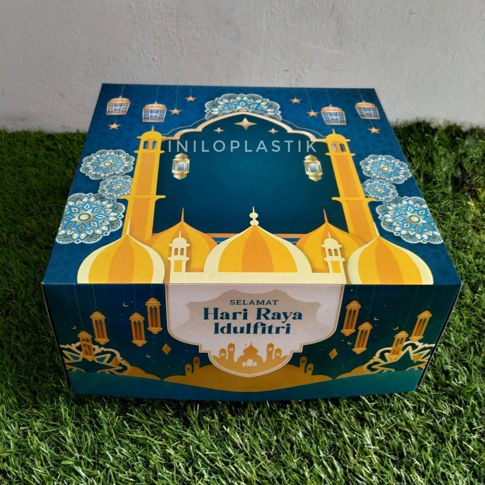 

Iq45 Ukd- Box Hampers 25X25X11,5 / Dus Tart Kotak / Box Hampers Motif - Spesial Lebaran [5Pcs] Terlaris