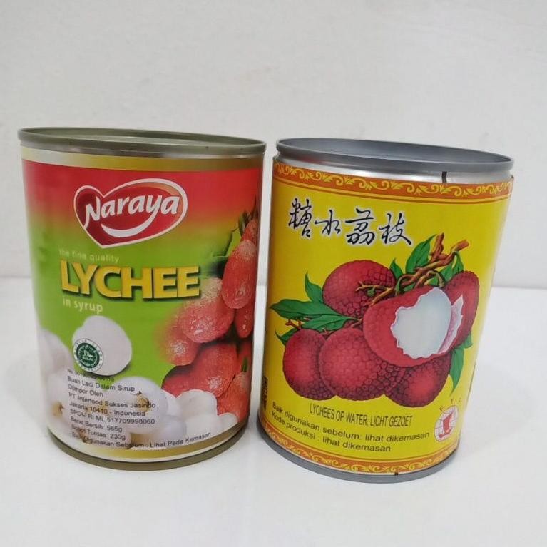 

TERMURAH buah lychee kaleng | leci kaleng 565 gr Siap kirim