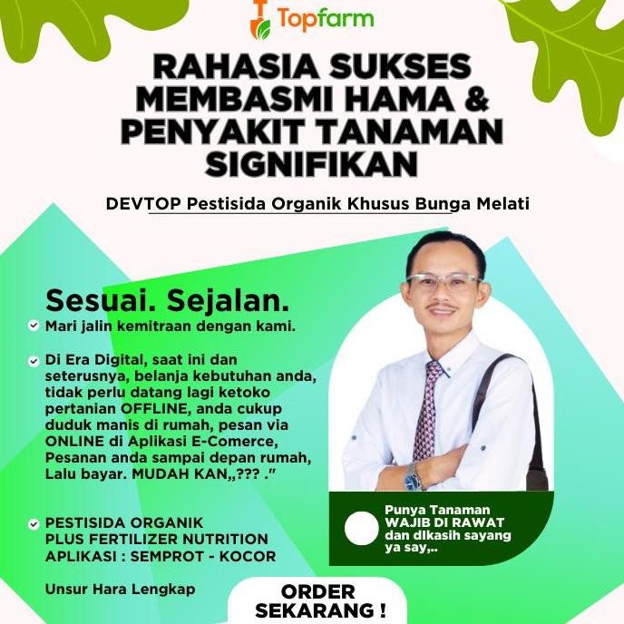 Terlaris Obat Hama Tanaman Melati / Obat Semprot Hama Bunga Melati / Insektisida Khusus Tanaman Hias