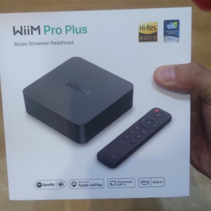 Terlaris Wiim Pro Plus Music Streamer With High Performance Dac And Voice Remote New