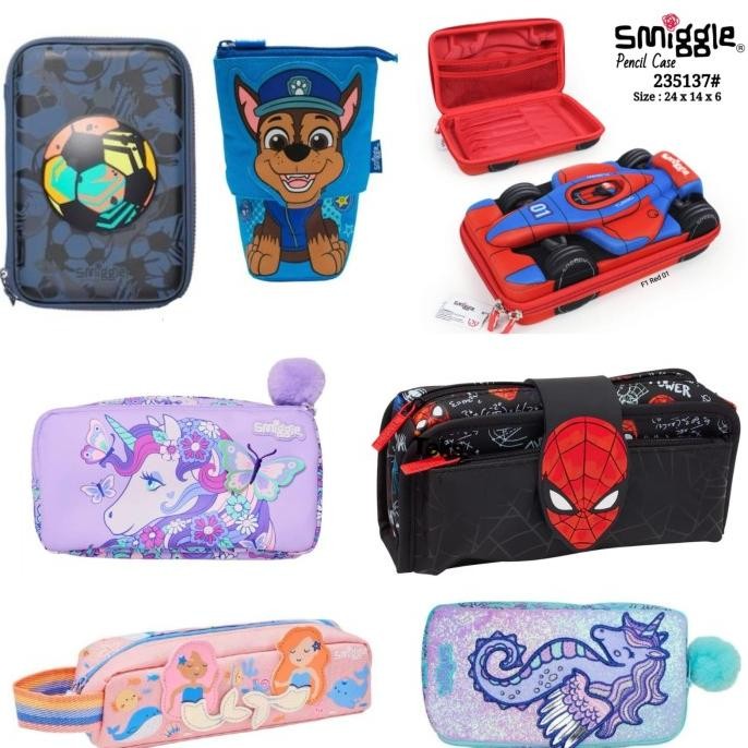 

Smiggle Pencil Case Set Tempat Pensil Kotak Pensil Unicorn Black Pink