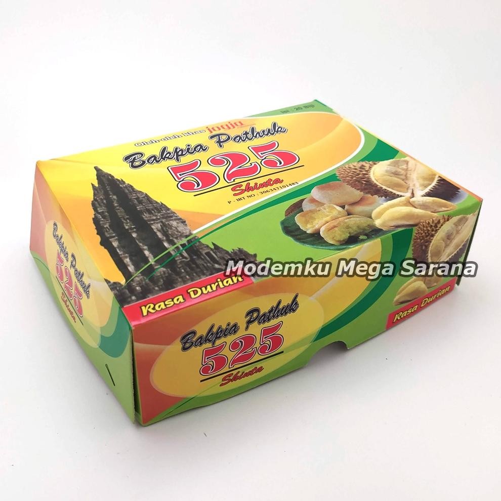 

Rq-56 Bakpia Pathok 525 Asli Jogja - Kering - Rasa Durian - 20 Biji