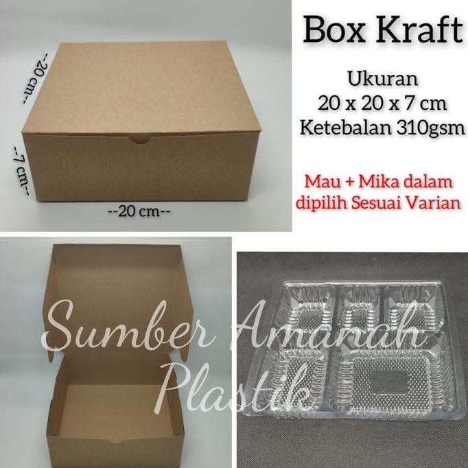 

Terlaris Box Dus Nasi Cokelat Kraft Non Laminasi 20X20 310 Gsm / Dus Kotak Nasi Catering 25 Set Kardus Box 1 Set Nasi Dan Snack