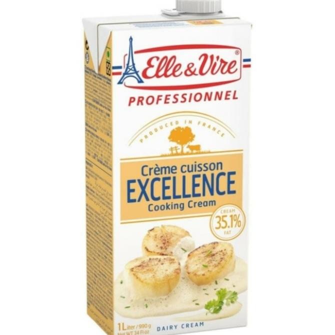 

Sale Same Day ! Cream Cooking | Whipping Cream - Elle & Vire 1L