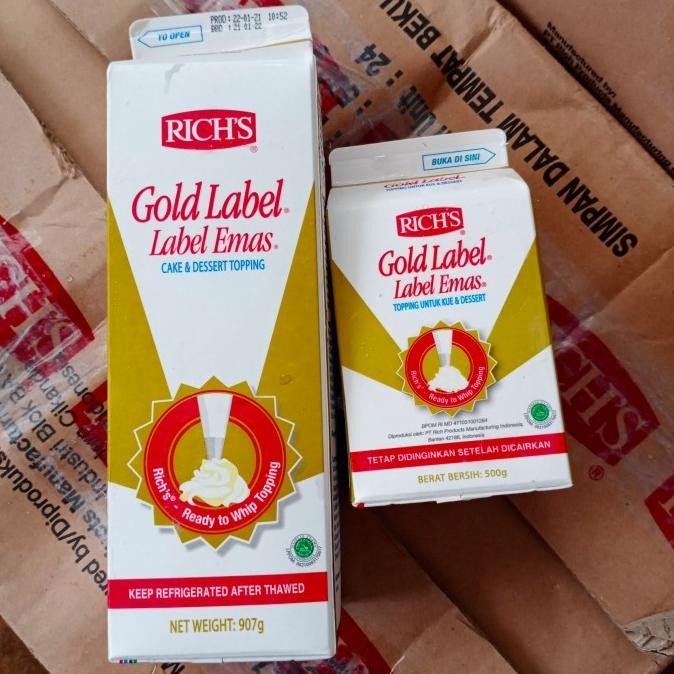 

Sale Whipping Cream Rich,S Gold Label Emas