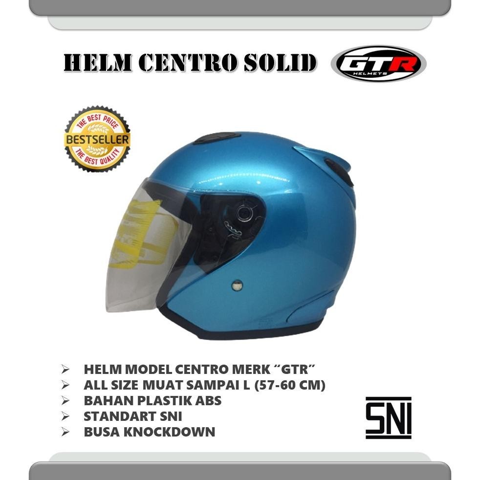 terlaris helm gtr centro standard  (packing kardus) murah