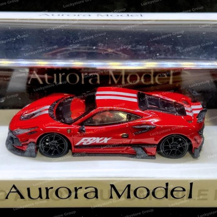 baru  Aurora Model 1:64 Mansory Modified Ferrari F8XX Red Carbon Parts with Figure Limited murah