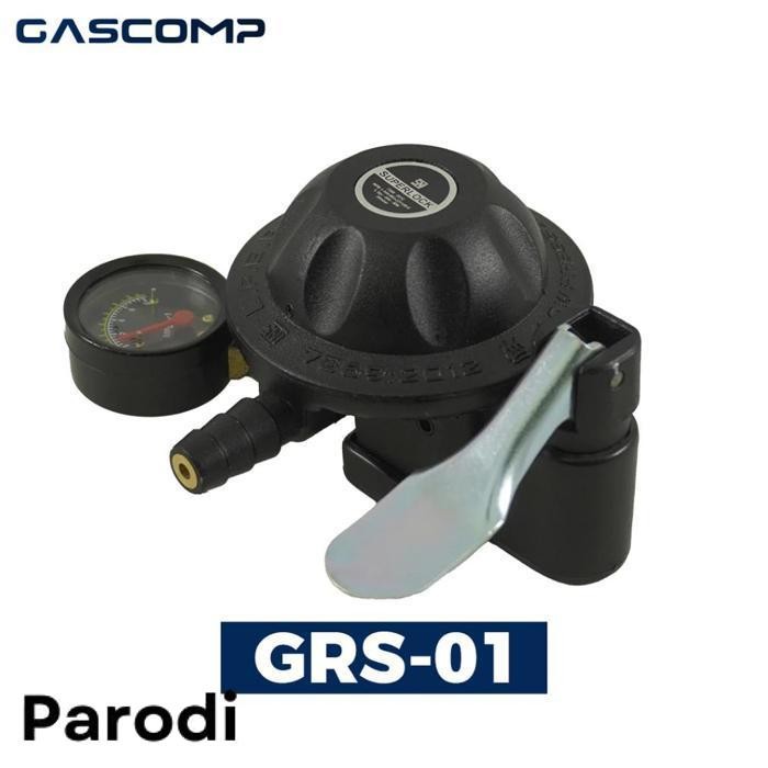 Promo Gascomp Superlock Grs01 Regulator Kompor Gas Meter Tekanan Rendah Pengunci Ganda Otomatis