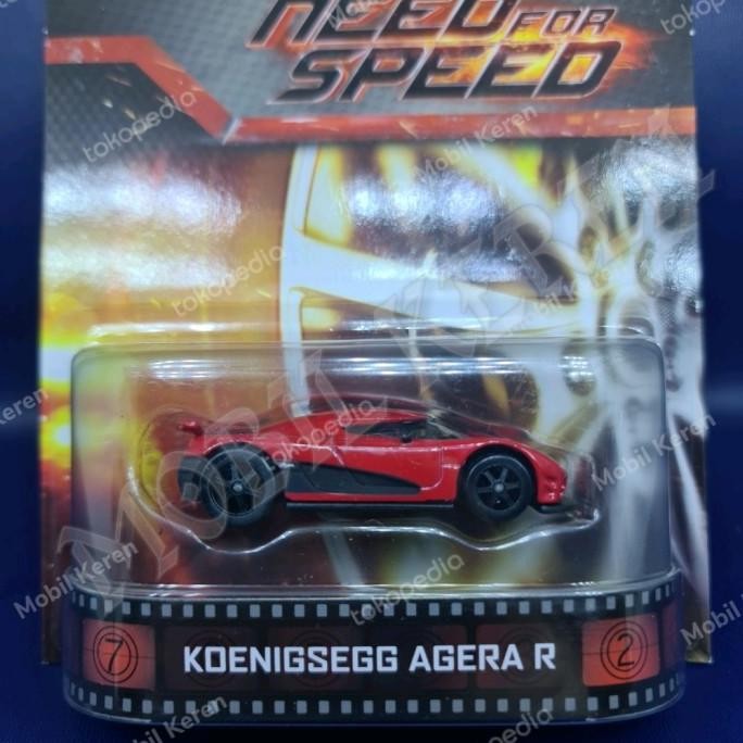 baru  diecast Hot Wheels Retro Need For Speed Koenigsegg Agera R ban karet murah