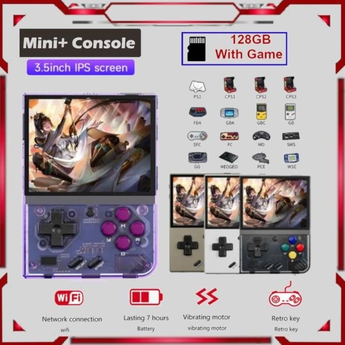 Mini+ Plus Retro Handheld Video Game Console Classic PS1 Portable Mini murah