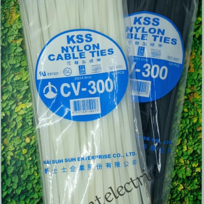 

new !!! KSS NYLON CABLE TIES CV-300/ 30CM X 4,8MM murah