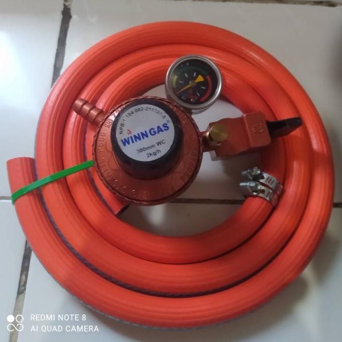 REGULATOR KOPANA PERTAMINA PINLOCK P 888 SELANG GAS LPG 700 PSI DN