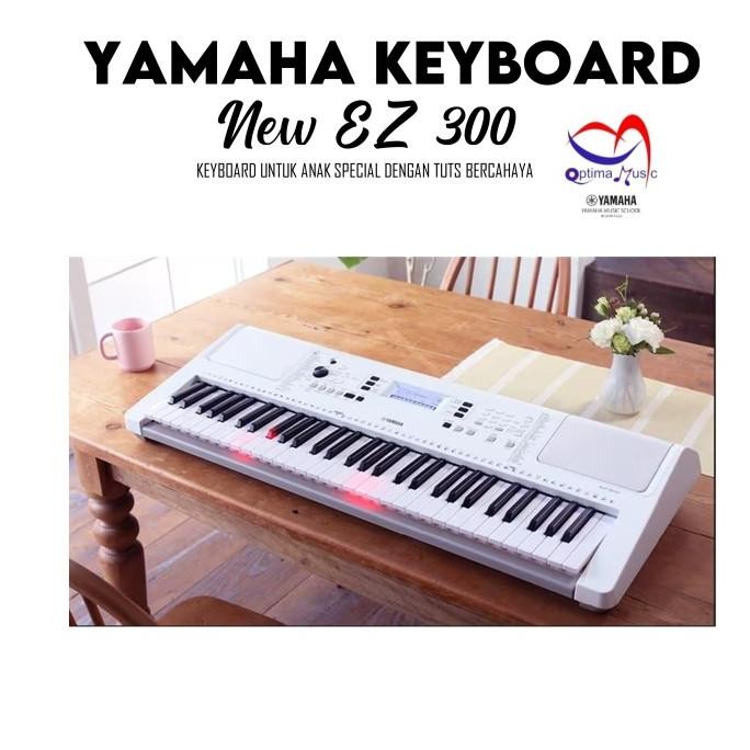 Murah YAMAHA EZ-300 KEYBOARD BERCAHAYA UNTUK ANAK Non COD