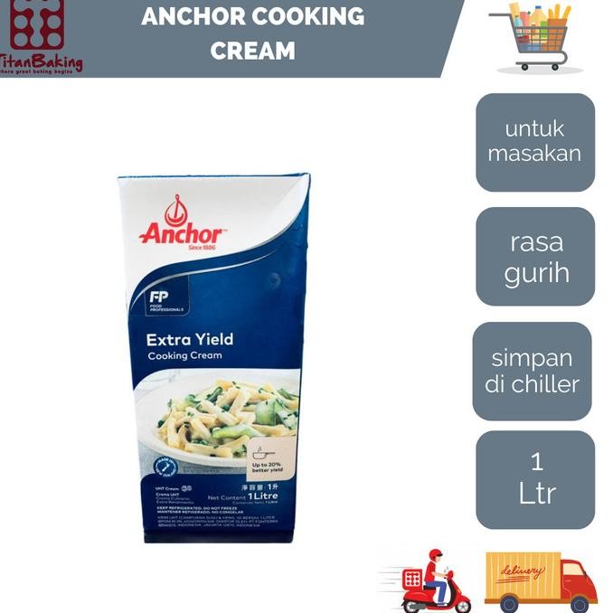 

Sale Cooking Cream Anchor Extra Yield 1 Liter
