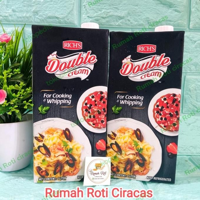 

Sale Richs Double Cream Non Dairy 1Liter Cream Whipping Krim Cake Rich'S