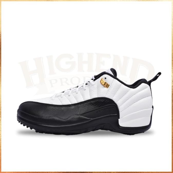 TERBARU - Sepatu Golf Air Jordan Retro 12 Taxi Mens 100% Original DH4120-100