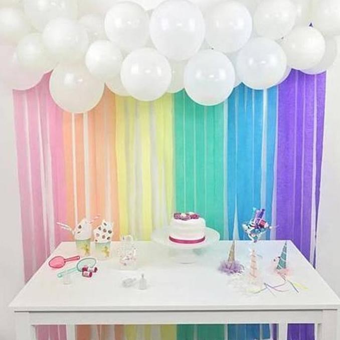 

ready !!! Balonasia Streamer Pastel/Kertas crepe Kertas Dinding murah