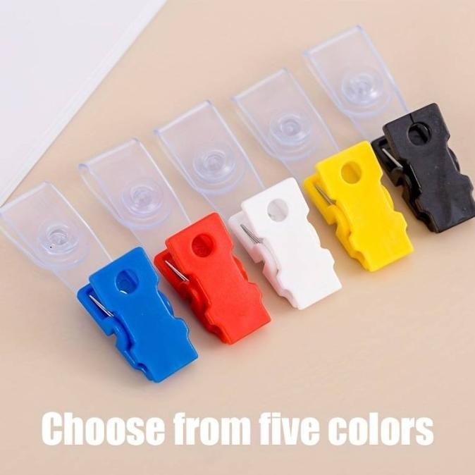 

new !!! name tag jepit plastik id card jepit plastik murah